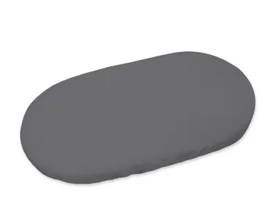 Image de Drap en coton pour couffin Boho Gondola 75 x 35 cm - anthracite