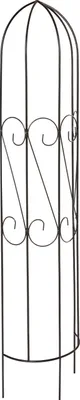 Produktbild von TrendLine Halbrundspalier Metall schwarz 150 cm