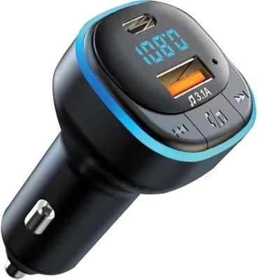 Produktbild von Auto Bluetooth-Fernbedienung, MP3-Spieler, Ladegerät, Bluetooth-Handsfree, LED-Licht, Handsfree-Telefonie