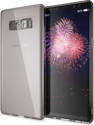 Immagine prodotto di Custodia per Samsung Galaxy Note 8 di NALIA, cover in silicone ultrasottile grigio