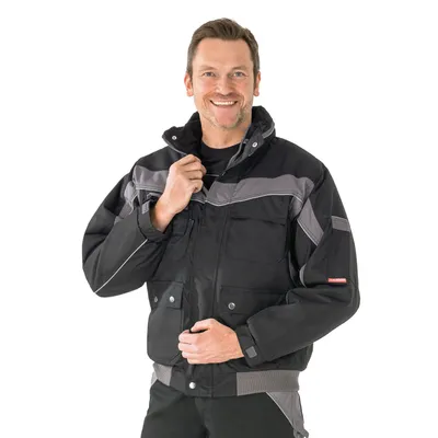 Produktbild von PLANAM Winterblouson PLALINE 2590-schwarz/zink  Größe XL