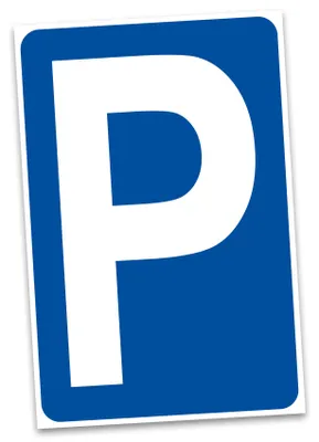 Produktbild von Aluminium Hinweisschild 20 x 30 cm – Wetterfest & UV-beständig – Schild für Innen- und Außenbereich – Motiv: Parkplatz RV015-06