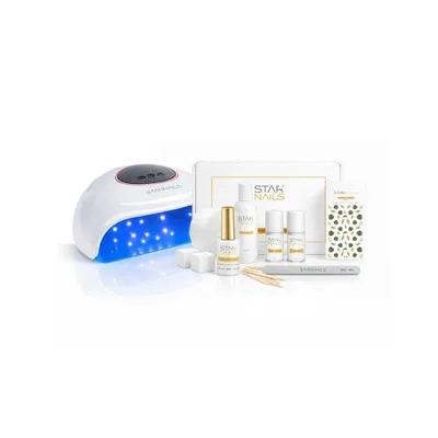 Obrázek produktu pro Sada STARNAILS Gel Polish Starter Set + UV/LED S11 - univerzální základ pro modeláž gel lakem s UV lampou