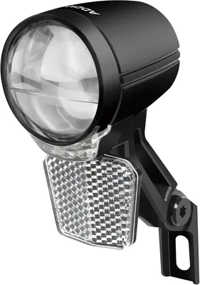 Productafbeelding van Nova E50 E-bike voorlicht, 50 lux, IP65, dubbele lenstechnologie, voor 6 V-48 V DC, dimlicht, elektrische fietslamp met reflector