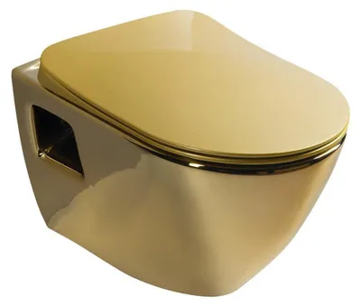 Immagine prodotto di WC sospeso PAULA, 35,5x50 cm, oro