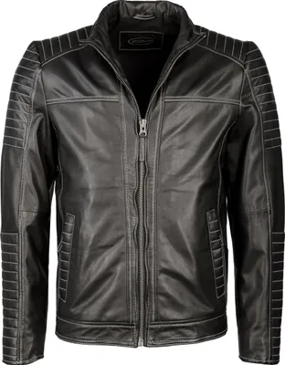 Produktbild von JCC Lederjacke 15-10-B-2 Herren schwarz M