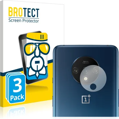 Produktbild von 3x BROTECT Schutzglas für OnePlus 7T (NUR Kameraschutz) Schutzfolie Panzer Folie Glas Display Schutz klar