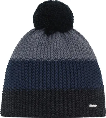 Produktbild von Eisbär Star Pompon MÜ Bommelmütze für Herren und Damen aus 50% Wolle, Farbe:Schwarz