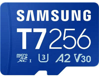 Produktbild von Samsung T7 256 GB MicroSDXC UHS-I