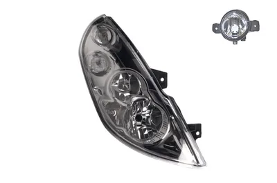 Produktbild von Scheinwerfer passend für Opel Movano B 05/2010- H7 H1 Re. + Nebel. 260106869R 4419524 93197622 95523988 95528875 8200002470 26150 Johns