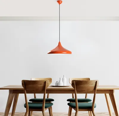 Produktbild von Opviq, Eysan - Orange, Kronleuchter, METALLKÖRPER, Orange, 116 x 10 x 10 cm