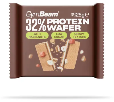 Produktbild von GymBeam - 32% Protein Wafer, 16 x 25 g