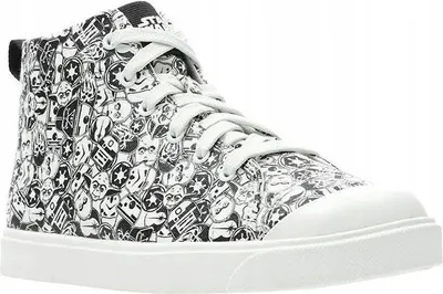 Produktbild von CLARKS City Force Kinderturnschuhe weiß und schwarz 27,5