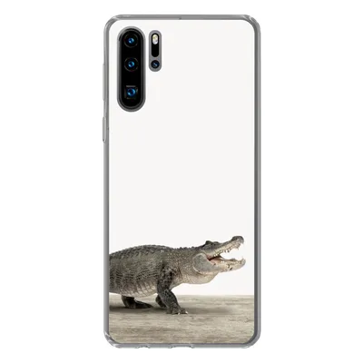 Produktbild von MuchoWow® Handyhülle Schutzhülle Hülle für Huawei P30 Pro Kinder - Krokodil - Junge - Kinder - Mädchen Silikon Softcase Handy Hülle - Schutzdeckel