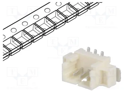 Produktbild von 2x Buchse 1,25mm männlich PIN: 3 PicoBlade  Leitung-Platte  1A 53398-0371 Signteck