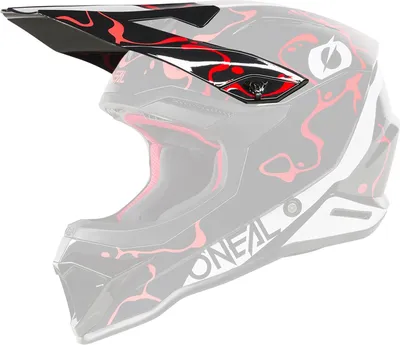 Produktbild von O'NEAL Visor 1SRS Helmet SPLASH black/red