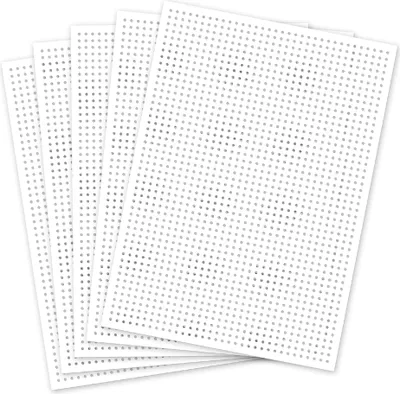 Produktbild von folia Stickkarton 175 x 245 mm weiß unbedruckt 300 g/qm 40 Blatt
