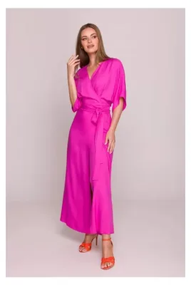 Zdjęcie produktu dla Stylove sukienka maxi dla kobiet Annita S406 fioletowa M