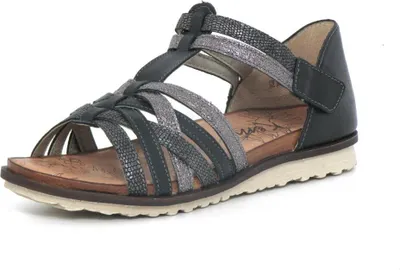 Produktbild von Remonte R2756 Damen Riemchensandale schwarz (Größe: 42)-