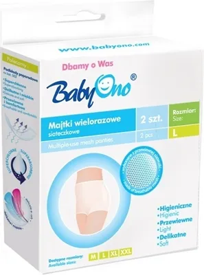 Produktbild von BabyOno Netz-Poposlip nach der Geburt - 2 Stk.