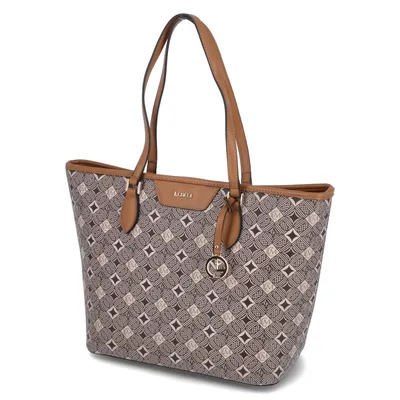 Produktbild von L.Credi Damen Schultertasche/ Shopper KIANA Beige Kunstleder Vegan-