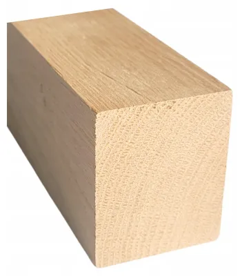 Immagine prodotto di Piede per mobili in legno di quercia squadrato, 10 cm, legno, 55 x 45 mm
