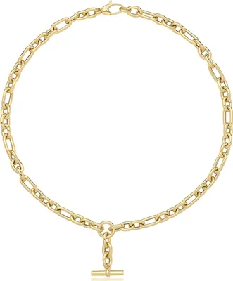 Produktbild von Stylische 9 Karat (375) Gold Damen - Halskette - 43cm*7mm, 15 Gramm; TRS37118