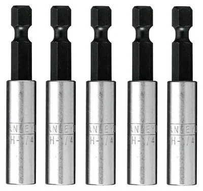 Image de Lot de 5 porte-embouts magnétiques hexagonaux 75 mm Stanley  0-68-732