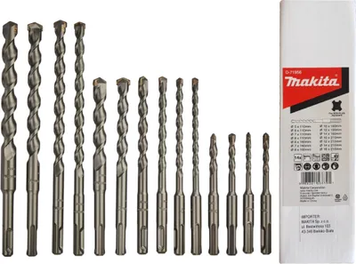Immagine prodotto di MAKITA D-71956 SET di punte per muratura SDS-Plus (14 pezzi)