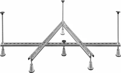 Produktbild von Polysan Tragkonstruktion für tiefe Duschwanne SELMA 90x90cm