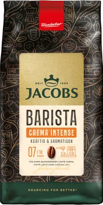 Produktbild von JACOBS Kaffeebohnen Barista Editions Crema Intense 2 x 1 kg ganze Kaffee Bohnen