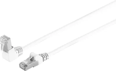 Obrázok produktu pre S/CONN sieťový kábel s maximálnou konektivitou, patch kábel, cat 6, S/FTP, PIMF, priamy, biely, 0,25 m (08-64006)