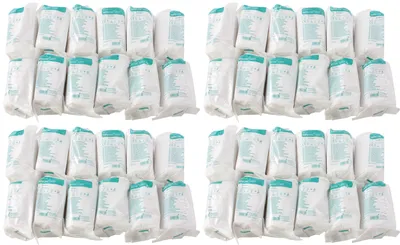 Produktbild von SEVICO Gipsbinden Babybauch Rollen 48er Set - 48x Gips Binden 10 cm x 300 cm Babybauch Gipsabdruck Gipsverband G33 48STK