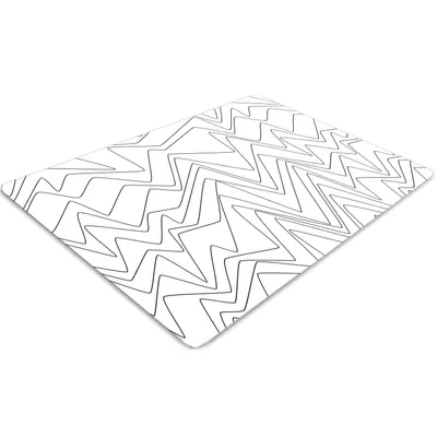 Produktbild von Stuhlunterlage Bürostuhlunterlage 120 cm x 90 cm Bodenmatte Bürostuhlunterlage - Unregelmäßige Linien