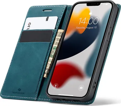 Immagine prodotto di SPACECASE Custodia flip a portafoglio per iPhone 13 mini blu