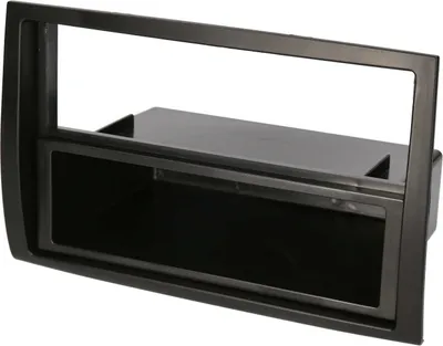 Produktbild von Audioproject A377 - Autoradio Radioblende 1-DIN für FIAT Ducato Citroen Jumper Peugeot Boxer ab 2006 - Ablage Fach Auto-Radio Blende schwarz