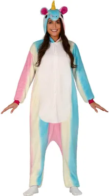Productafbeelding van Einhorn jumpsuit kostuum voor dames, maat: L