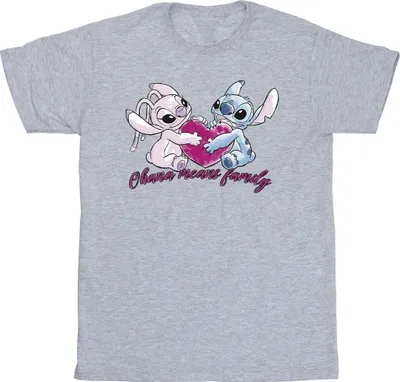 Produktbild von Disney - "Ohana" T-Shirt für Herren BI33425 (L) (Grau)