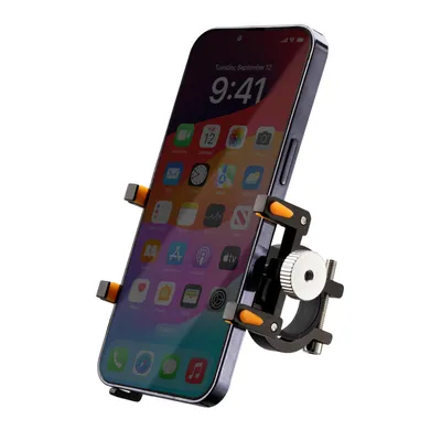 Produktbild von ROCKBROS Fahrrad Handy Halterung Lenkerhalter Handyhalter Orange