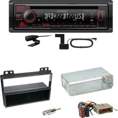 Produktbild von Kenwood KDC-BT450DAB Bluetooth Digitalradio CD Einbauset für Ford Fiesta Fusion