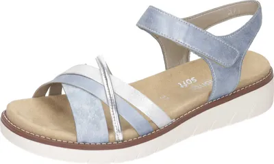 Produktbild von Remonte Damen Sandale Komfort und Eleganz mit einem Hauch von Glamour D2058, Größe:38 EU, Farbe:Blau