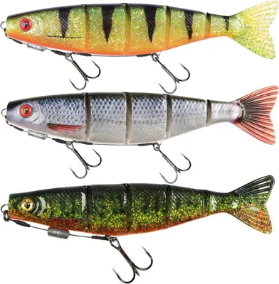 Produktbild von Fox Rage Pro Shad Jointed 23cm 107g Loaded - montierter Gummifisch, Farbe:super natural roach