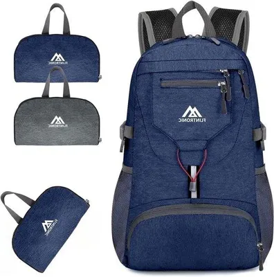 Produktbild von Faltbarer 20L kleiner Rucksack, ultraleichter und wasserdichter Tagesrucksack für Outdoor, Wandern und Radfahren