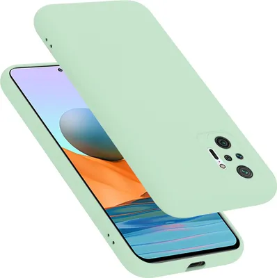 Produktbild von Cadorabo Schutzhülle für Xiaomi RedMi NOTE 10 PRO Hülle in Grün Handyhülle Case Cover TPU Etui