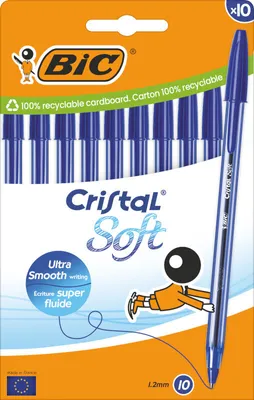 Produktbild von BIC 516357 Kugelschreiber Blau Stick-Kugelschreiber 10 Stück(e)