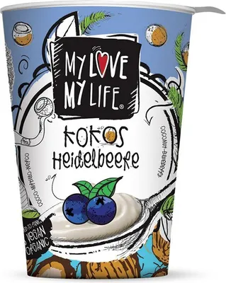 Produktbild von GLUTENFREIES KOKOSNUSS-BLAUBEER-DESSERT  180 g - MY LOVE MY LIFE
