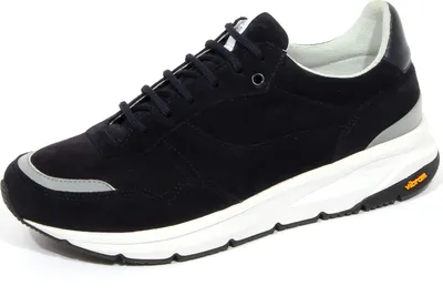 Produktbild von G1042 Sneaker uomo NATIONAL STANDARD blau Wildleder Schuhe Männer