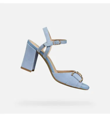 Produktbild von Geox Hellblaue Damensandalen New Eraklia 80 40
