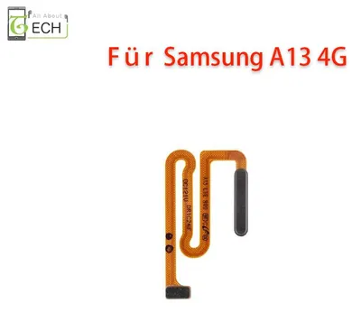 Produktbild von Fingerabdruck Für Samsung Galaxy A13 4G SM-A135 Flexkabel Fingerprint Schwarz
