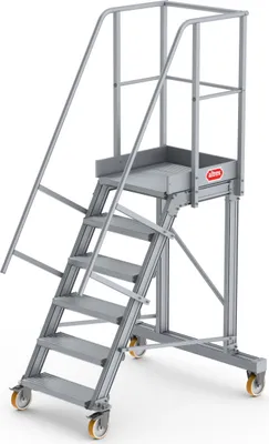 Produktbild von Altrex Podesttreppe fahrbar 60° 6 Stufen